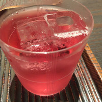 魚菜料理 縄屋 - 紅芋酢ソーダ