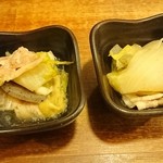 Kyuuchoume Sakaba - お通し(白菜の炊いたん)