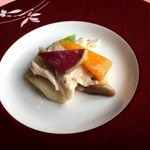 広東料理 センス - 2016年2月　鶏胸肉の葱生姜炒め