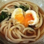 讃岐うどん 島八 - 玉子天のせ冷ぶっかけうどん。美味い。