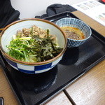 Udonshokudoufujiyama - 旨味肉汁つけ麺（豚バラ）690円