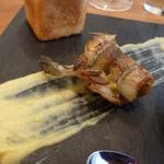 エスパイ クック コウベ - サヨリのロースト、カリーフラワーのソース