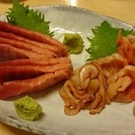 魚がし寿司 - トロ・赤貝(2016.2)