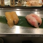 寿司 魚がし日本一 - イカの沖漬け　カジキ