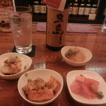 ミニハウス - 麦焼酎（五島）＆豊富なお通し