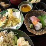 たきび - 刺身天ぷら定食