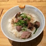自家製麺 のぼる -  チャーシュー丼(\300)