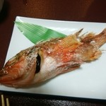 民宿 鈴せい - なんとのどぐろの塩焼きです！（ありがとう。）