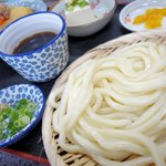 手打ちうどん 富貴 - ざるうどん定食（日替わり）