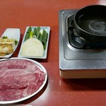 すき焼き キムラ - ロースすき焼き(3300円)