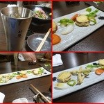 鶏料理ひとりひとり - 竹鶴ハイボール、お野菜の盛り合わせ