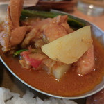 ネパールカレー 奈央屋 - 野菜とチキンカレー