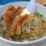 くるまやラーメン - 塩バタラーメン・メンマトッピング