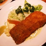 グリルにんじん - サーモンフライ