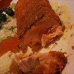 グリルにんじん - サーモン　中心は少しだけレアー