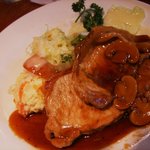 グリルにんじん - ポークの照り焼き