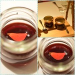 レストランディファランス - 赤ワインとローズヒップのお口直し!!