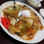 竹林坊 - Ｗ五目焼麺税別760円／28年2月