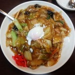竹林坊 - Ｗ五目焼麺税別760円／28年2月