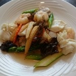 中国レストラン 雪園 - 海鮮炒め