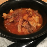 ビビ 立川本店 - トリッパと豆の煮込 700円。