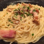 鎌倉パスタ - 厚切りベーコンとクルミのクリームパスタゴルゴンゾーラ風味