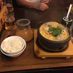 TONKOTSU KAZAN - トムヤンクンラーメン ライス付き