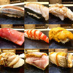 鮨 はしもと - 2016/2_インスタに上げたにぎり写真