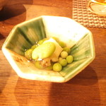 秋田 てんぷら みかわ - アワビの水貝