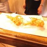 秋田 てんぷら みかわ - エビ頭