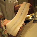 くろぎ - 料理長 黒木氏 "鱧でございます"(爆)