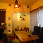 Handmade cafe USAGIUMA - 奥の個室的な空間はとっても居心地よさそう・・・