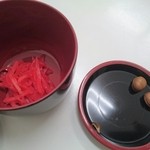 一真軒 - はい、豆w食べちゃったの…∑(ﾟДﾟ)ｶﾞｰﾝ、紅生姜