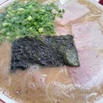 一真軒 - 追加、ラーメン大盛