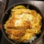 ゆで太郎 - カツ丼のアップ