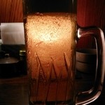 とり鉄 - 生ビール（616円）
