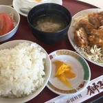 獅子王 - 鶏の唐揚げ甘酢ソースかけ（780円）