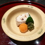 味吉兆 ぶんぶ庵 - 鰤の焼き物、キンカン