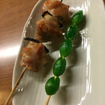 鳥丁 - 鳥串と銀杏