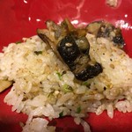 定谷 - アワビのガーリックライス