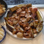 Fujiteppanyaki - 豚肉とナスのみそ炒め定食　税込９５０円
