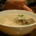 韓てら - コムタンクッパ♪お肉がとろとろです～。