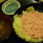 亀の子 - 【閉店】１．５倍ねぎとろ丼　税込７５０円