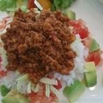 ボンジュール - 2016.02.27デイリーランチ（土）ワンプレート（キーマカレー）