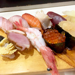 神田江戸銀 - 旬にぎり1080円