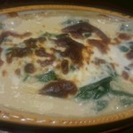 ヒデズキッチンアラカルト - カキとホウレン草のオーブン焼き（２人前）