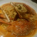 ヒデズキッチンアラカルト - ワタリガニのトマトクリームパスタ