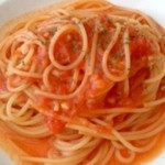 Gasuto - ガストでトマトソーススパゲティ。430円。