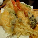 にごり沢 - 天ぷら定食の天ぷら（９００円）