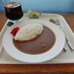 ふれあいショップみなと - カレーライス＆アイスコーヒー